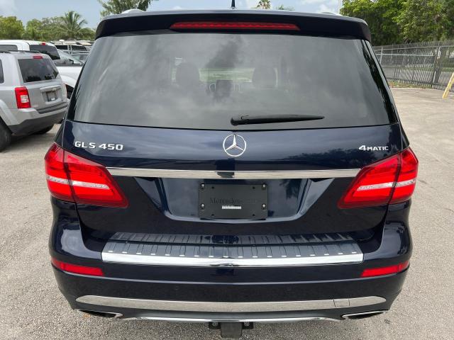 4JGDF6EE5JB175000 - 2018 MERCEDES-BENZ GLS 450 4MATIC BLUE photo 6