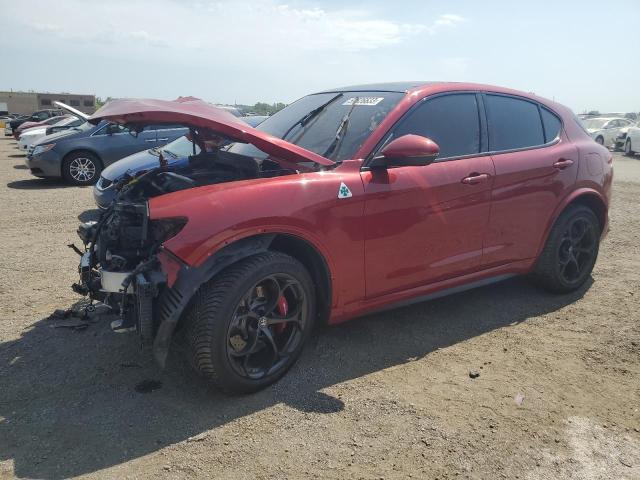 ZASFAKEV3J7C14813 - 2018 ALFA ROMEO STELVIO QUADRIFOGLIO RED photo 1