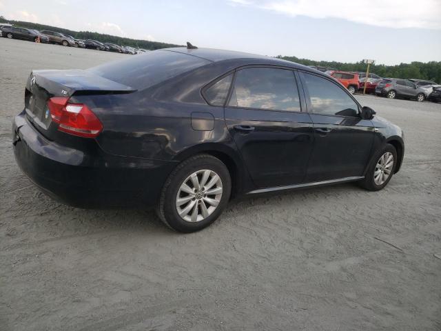 1VWAS7A39EC119409 - 2014 VOLKSWAGEN PASSAT S BLACK photo 3