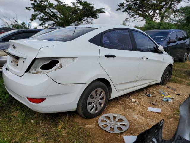 KMHCT4AE9GU002141 - 2016 HYUNDAI ACCENT SE WHITE photo 3