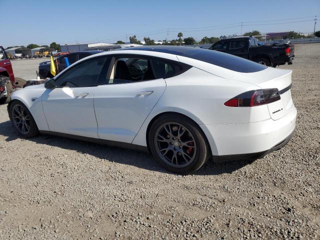 5YJSA1H2XEFP65095 - 2014 TESLA MODEL S WHITE photo 2