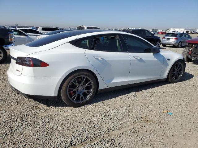 5YJSA1H2XEFP65095 - 2014 TESLA MODEL S WHITE photo 3