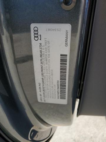 WAUY4GF57JN005703 - 2018 AUDI S5 PREMIUM PLUS GRAY photo 12