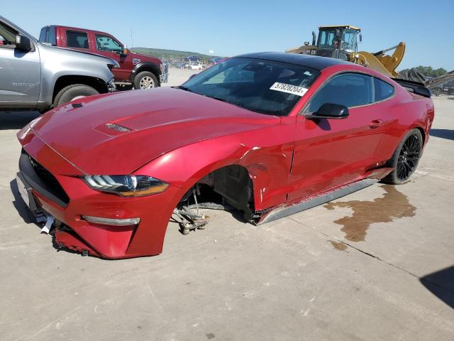 1FA6P8TH8N5110428 - 2022 FORD MUSTANG RED photo 1