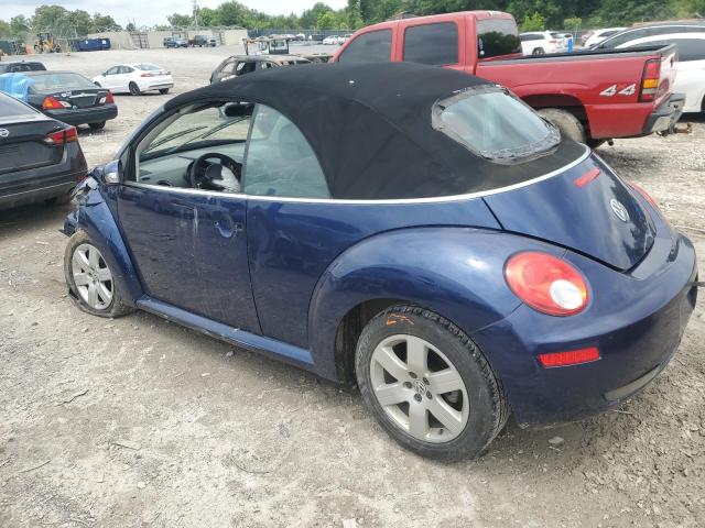 3VWPF31Y87M423643 - 2007 VOLKSWAGEN NEW BEETLE CONVERTIBLE BLUE photo 2