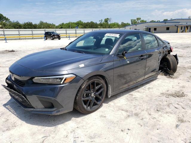 2HGFE2F5XNH586611 - 2022 HONDA CIVIC SPORT 灰色 照片 1