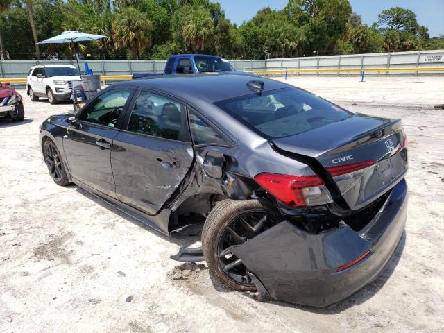 2HGFE2F5XNH586611 - 2022 HONDA CIVIC SPORT 灰色 照片 2