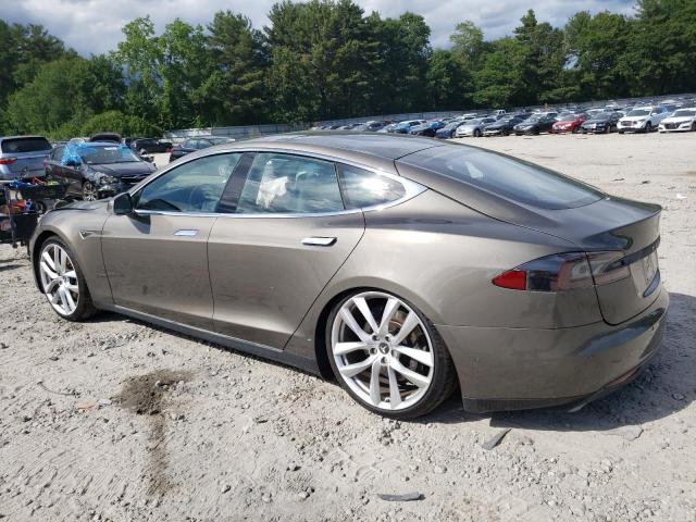 5YJSA1E23GF129383 - 2016 TESLA MODEL S 灰色 照片 2