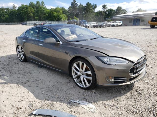 5YJSA1E23GF129383 - 2016 TESLA MODEL S 灰色 照片 4