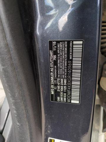 WDDWF4KBXGR140969 - 2016 MERCEDES-BENZ C 300 4MATIC CHARCOAL photo 13