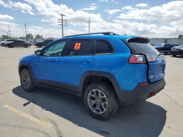1C4PJMBXXMD110436 - 2021 JEEP CHEROKEE TRAILHAWK BLUE photo 2