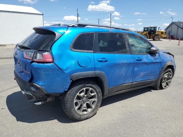 1C4PJMBXXMD110436 - 2021 JEEP CHEROKEE TRAILHAWK BLUE photo 3