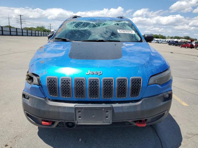 1C4PJMBXXMD110436 - 2021 JEEP CHEROKEE TRAILHAWK BLUE photo 5