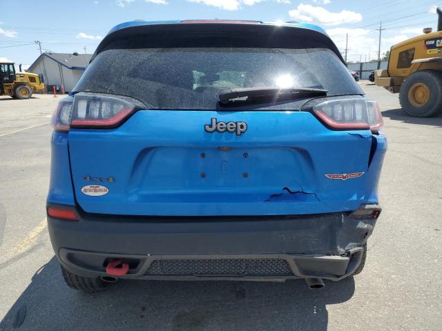 1C4PJMBXXMD110436 - 2021 JEEP CHEROKEE TRAILHAWK BLUE photo 6