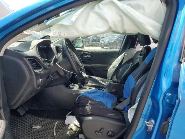 1C4PJMBXXMD110436 - 2021 JEEP CHEROKEE TRAILHAWK BLUE photo 7