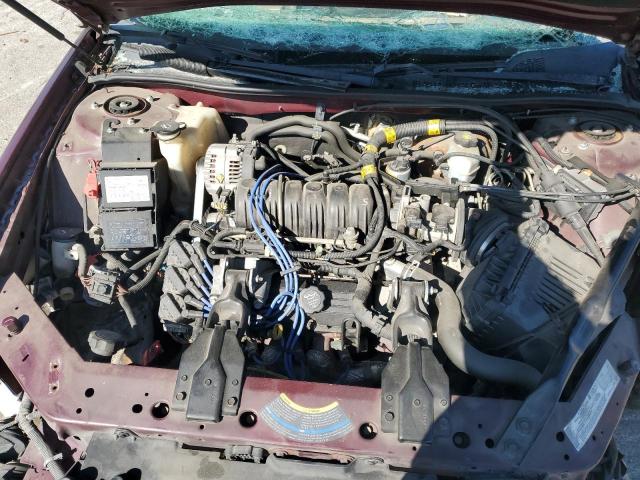 2G1WH52K149214093 - 2004 CHEVROLET IMPALA LS PURPLE photo 11