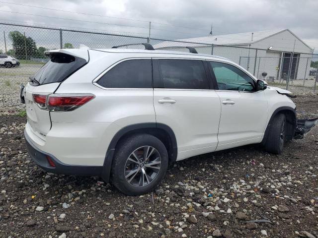 5TDJKRFHXGS349898 - 2016 TOYOTA HIGHLANDER XLE WHITE photo 3