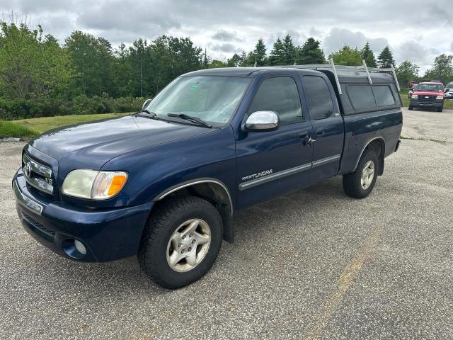 5TBBT44163S439479 - 2003 TOYOTA TUNDRA ACCESS CAB SR5 BLUE photo 2