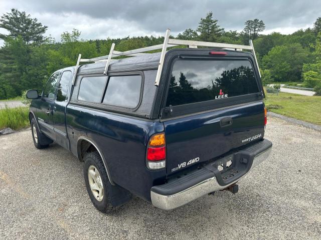 5TBBT44163S439479 - 2003 TOYOTA TUNDRA ACCESS CAB SR5 BLUE photo 3