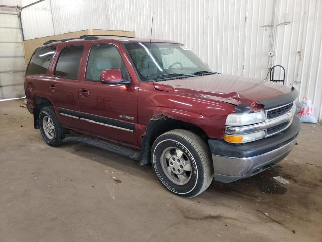 1GNEK13T41R204297 - 2001 CHEVROLET TAHOE K1500 MAROON photo 4