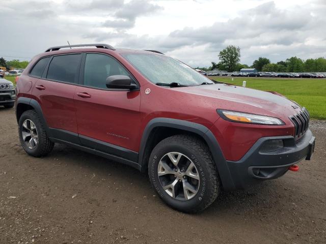 1C4PJMBS2EW130125 - 2014 JEEP CHEROKEE TRAILHAWK RED photo 4