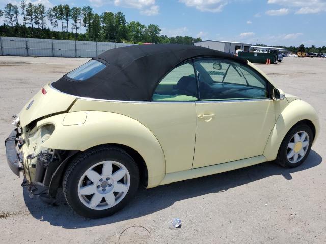 3VWCK21Y83M308670 - 2003 VOLKSWAGEN NEW BEETLE GLS YELLOW photo 3