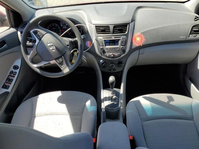 KMHCT4AE8HU349560 - 2017 HYUNDAI ACCENT SE RED photo 8