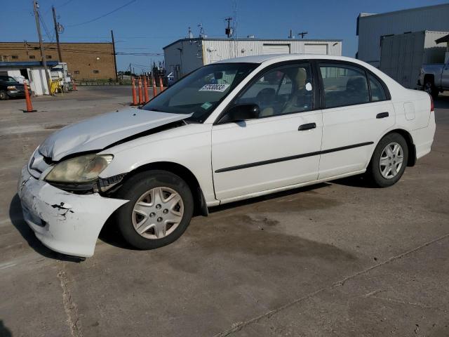 2HGES16345H632673 - 2005 HONDA CIVIC DX VP თეთრი ფოტო 1