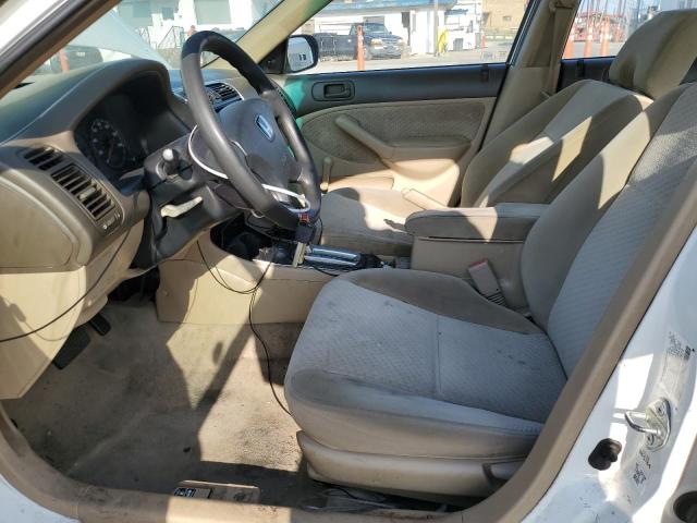 2HGES16345H632673 - 2005 HONDA CIVIC DX VP თეთრი ფოტო 7