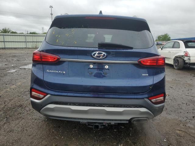 5NMS3CAD8LH257866 - 2020 HYUNDAI SANTA FE SEL BLUE photo 6