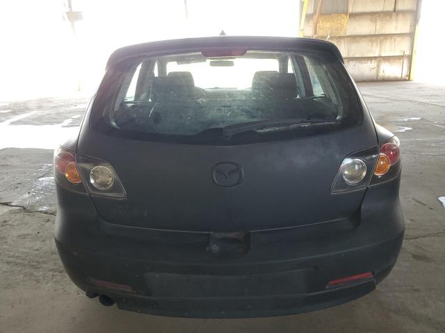 JM1BK143461451352 - 2006 MAZDA 3 HATCHBACK BLACK photo 6