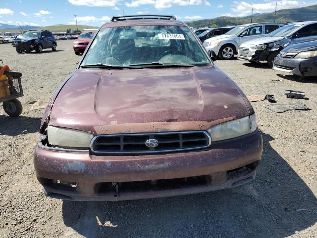 4S3BK4354X7304290 - 1999 SUBARU LEGACY L BURGUNDY photo 5