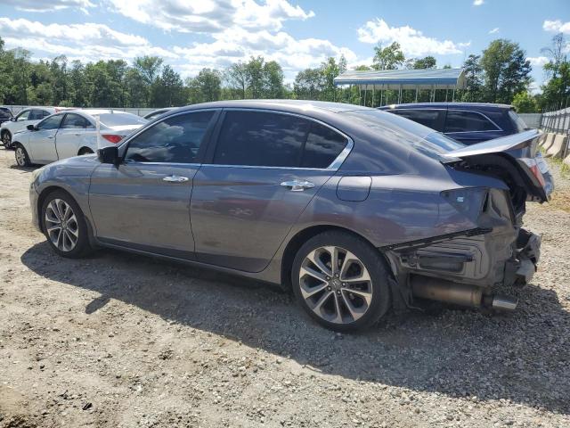 1HGCR2E58EA241648 - 2014 HONDA ACCORD SPORT GRAY photo 2