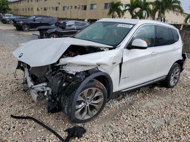 5UXWZ7C59H0U45721 - 2017 BMW X3 SDRIVE28I WHITE photo 1