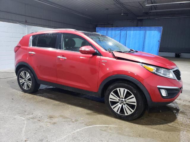 KNDPCCAC6E7564637 - 2014 KIA SPORTAGE EX RED photo 4