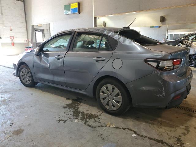 3KPA24AB6KE210974 - 2019 KIA RIO S GRAY photo 2