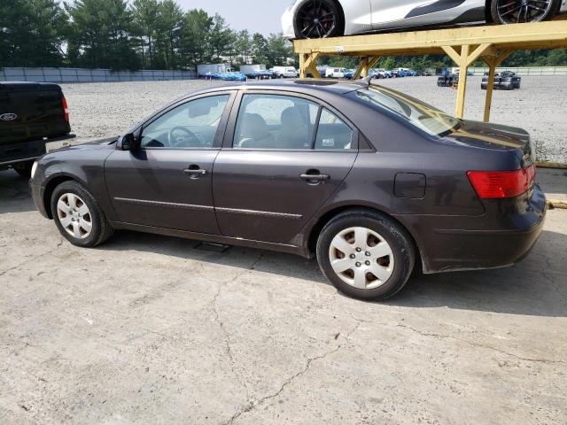 5NPET46C79H438584 - 2009 HYUNDAI SONATA GLS BROWN photo 2