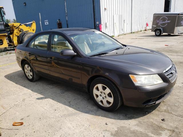 5NPET46C79H438584 - 2009 HYUNDAI SONATA GLS BROWN photo 4