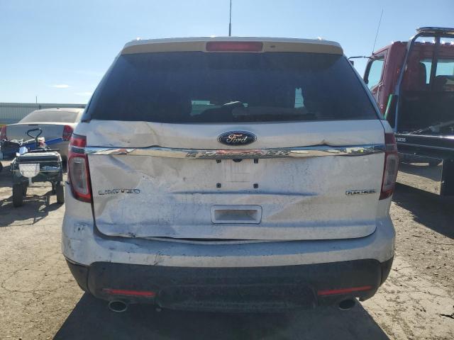1FM5K7F88FGB88994 - 2015 FORD EXPLORER LIMITED WHITE photo 6