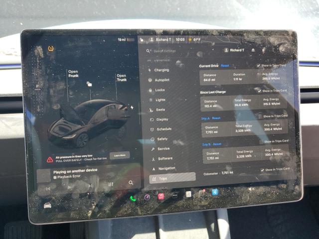 5YJ3E1EB4SF905716 - 2025 TESLA MODEL 3 Qara foto 9