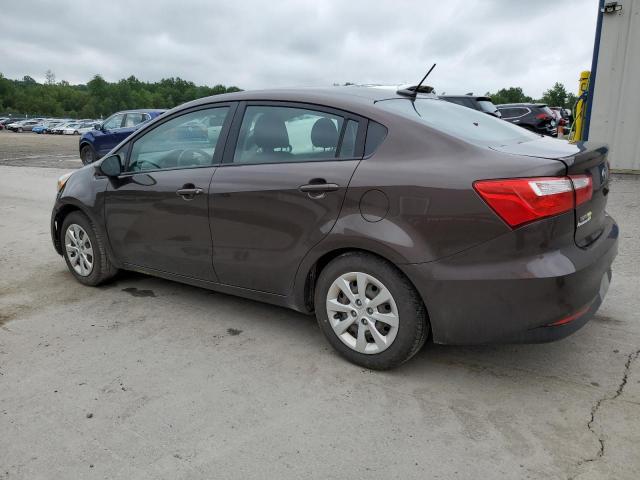 KNADN4A33G6569139 - 2016 KIA RIO EX BROWN photo 2