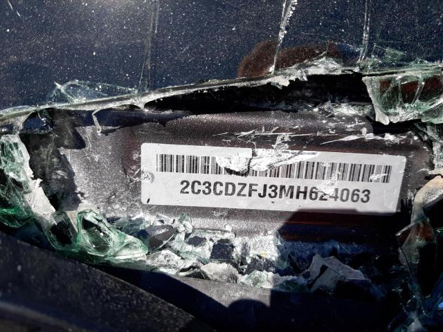 2C3CDZFJ3MH624063 - 2021 DODGE CHALLENGER R/T SCAT PACK GRAY photo 13