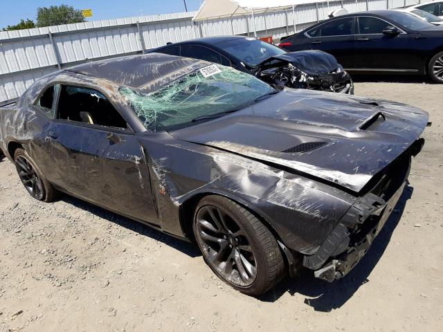 2C3CDZFJ3MH624063 - 2021 DODGE CHALLENGER R/T SCAT PACK GRAY photo 4