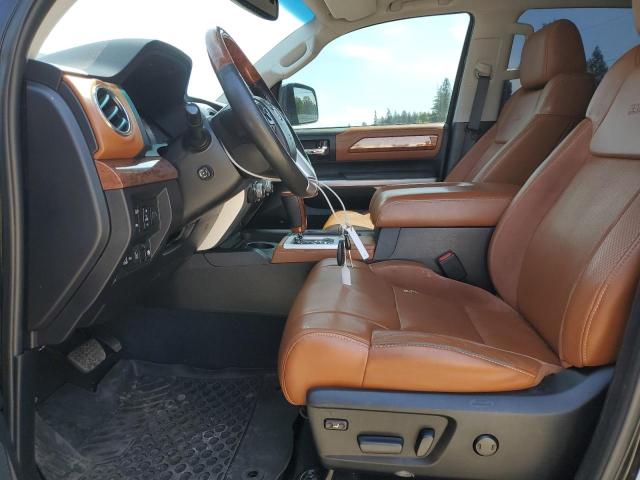 5TFAY5F12EX402658 - 2014 TOYOTA TUNDRA CREWMAX PLATINUM BLACK photo 7