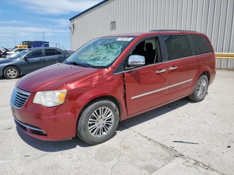 2C4RC1CG6ER195760 - 2014 CHRYSLER TOWN & COU TOURING L RED photo 1