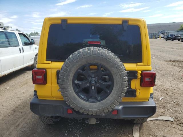 1C4HJXEG4KW549196 - 2019 JEEP WRANGLER U SAHARA YELLOW photo 6