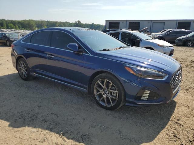 5NPE34AB3KH766833 - 2019 HYUNDAI SONATA LIMITED TURBO BLUE photo 4