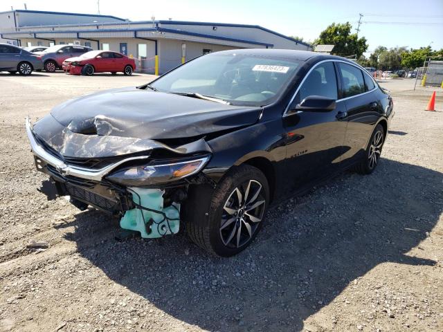 1G1ZG5ST6NF200868 - 2022 CHEVROLET MALIBU RS BLACK photo 1