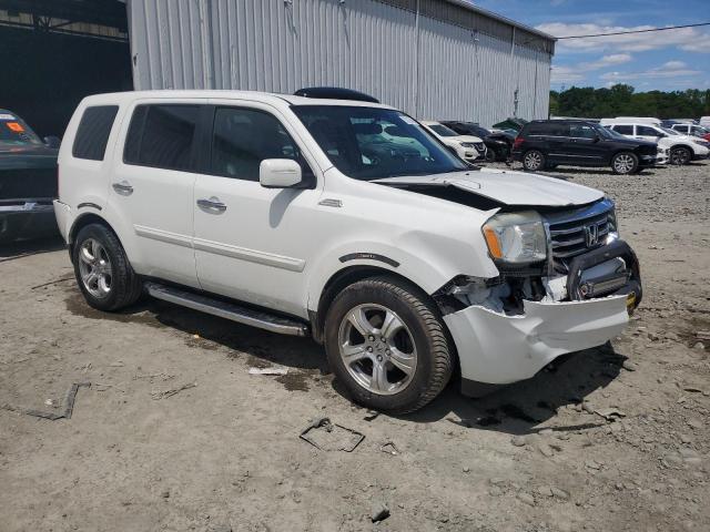 5FNYF4H64DB053809 - 2013 HONDA PILOT EXL თეთრი ფოტო 4