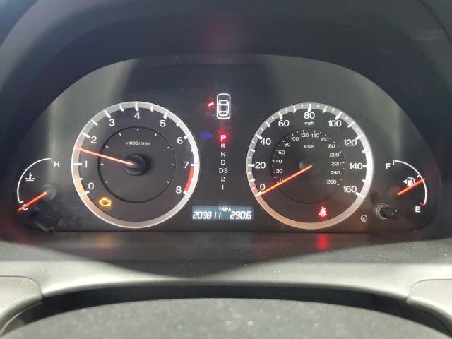 JHMCP26868C014754 - 2008 HONDA ACCORD EXL BLUE photo 9